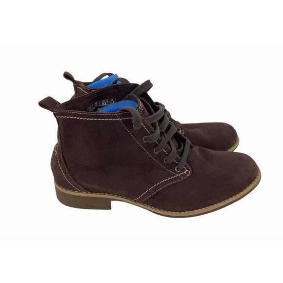 Timberland Womens Brown Suede Ankle Boots Size 7.5 - Picture 2 of 7